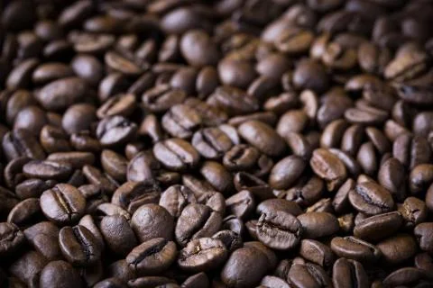Coffee beans background Foto stock