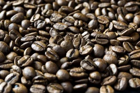 Coffee beans background Foto stock