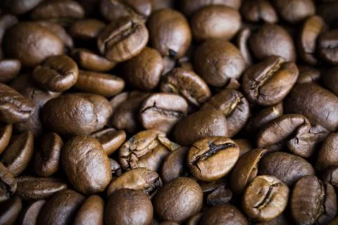 Coffee beans background Stock Photos