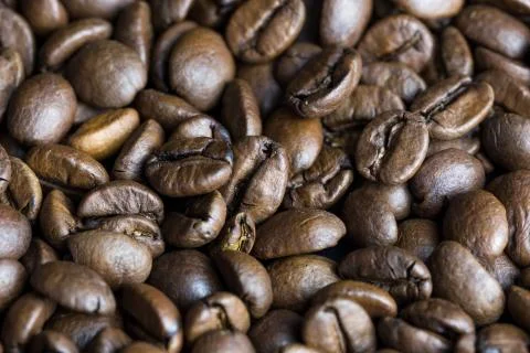 Coffee beans background Stock Photos