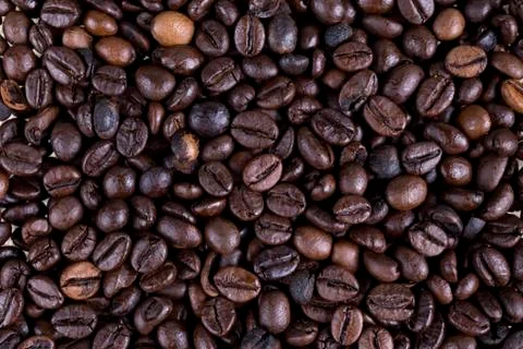 Coffee beans background Stock Photos