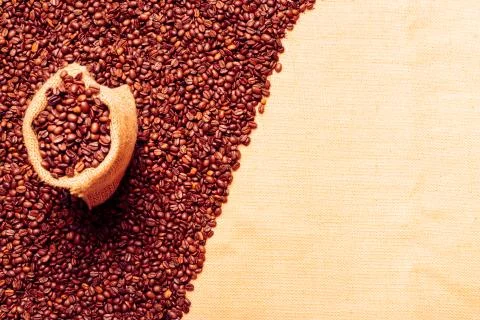 Coffee Beans Background Stock-Fotos