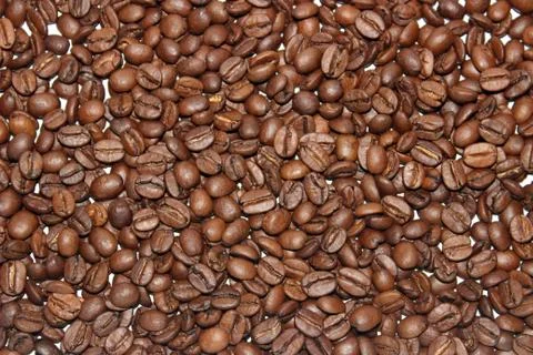 Coffee beans background Stock Photos