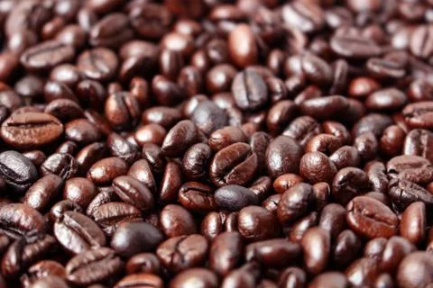 Coffee beans background Stock Photos