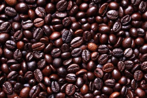 Coffee beans background Foto stock