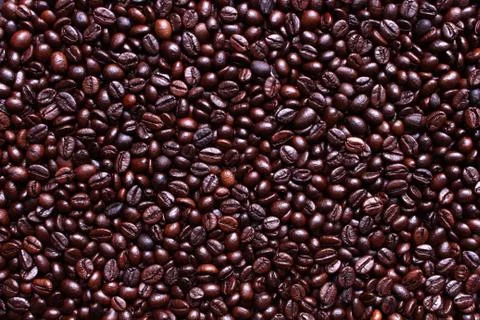 Coffee beans background Stock Photos