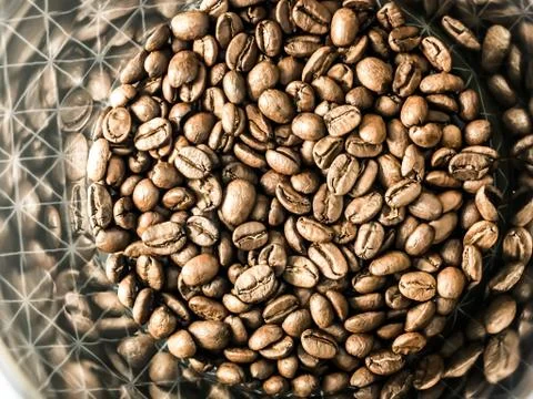Coffee beans background Stock Photos