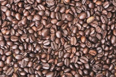Coffee beans background Stock Photos