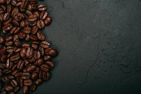 Coffee beans background Stock Photos