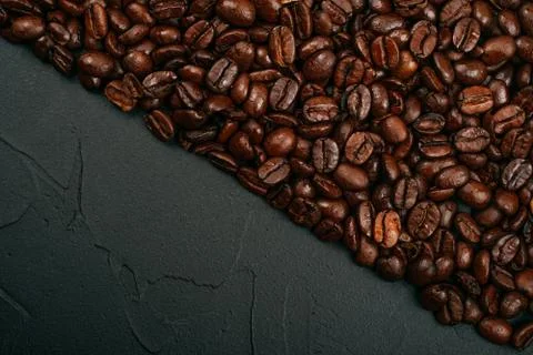 Coffee beans background Stock Photos