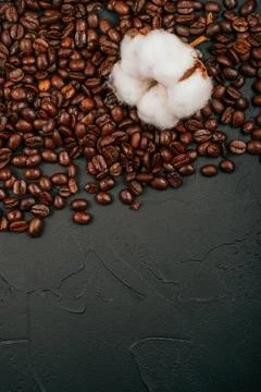 Coffee beans background Stock Photos