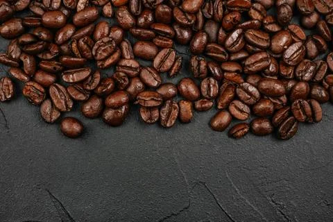 Coffee beans background Stock Photos