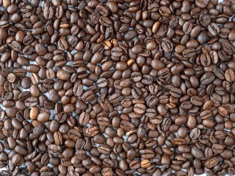 Coffee beans for background Stock Photos