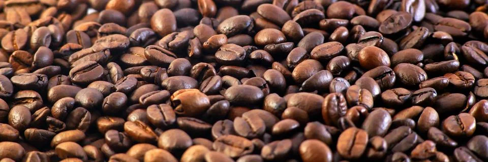 Coffee beans for background Stock Photos