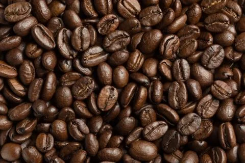 Coffee beans background Stock Photos