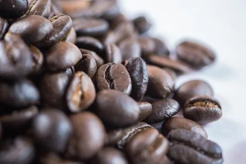 Coffee beans background Stock Photos