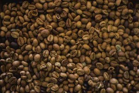 Coffee beans, background Stock Photos