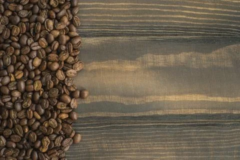 Coffee beans, background Stock Photos