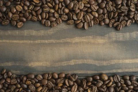Coffee beans, background Stock Photos