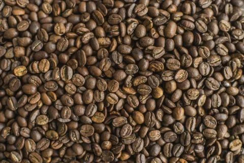 Coffee beans, background Stock Photos