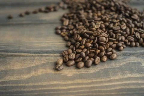 Coffee beans, background Stock Photos