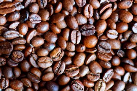 Coffee beans background	 Stock Photos