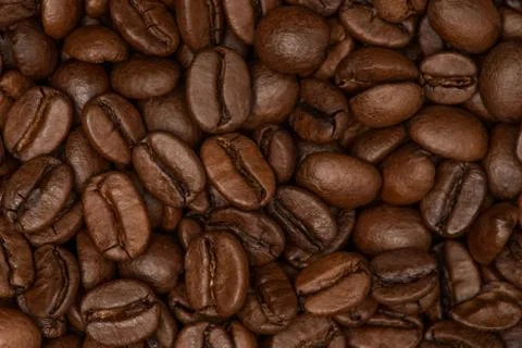Coffee beans background. Stock Photos