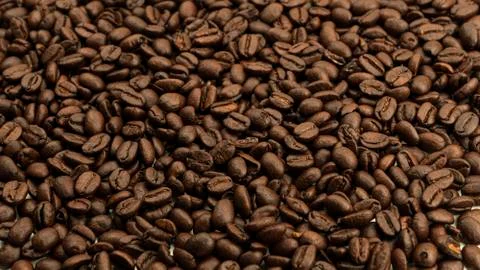 Coffee beans background. Stock Photos