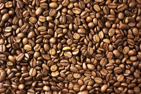 Coffee beans background Stock Photos