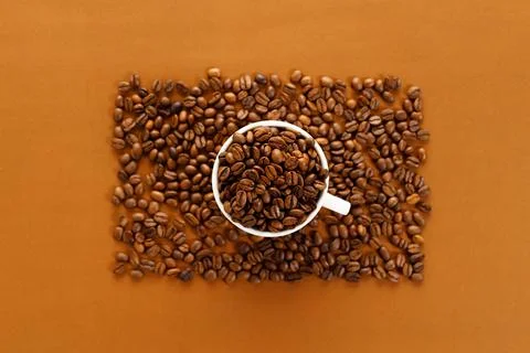 Coffee beans background 스톡 사진