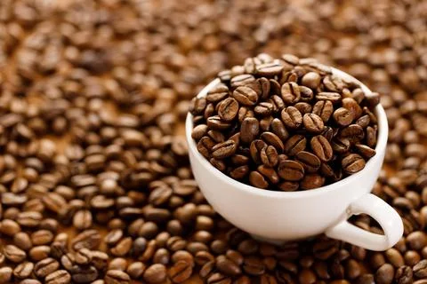 Coffee beans background Photos