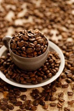 Coffee beans background 스톡 사진