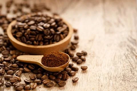 Coffee beans background Photos