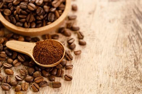 Coffee beans background Photos