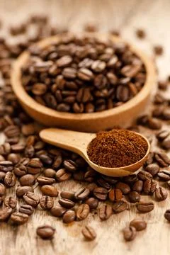 Coffee beans background Photos