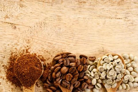 Coffee beans background Foto stock