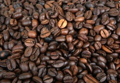 Coffee Beans Background Stock Photos