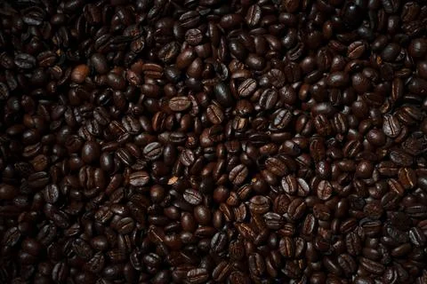Coffee beans background Stock Photos