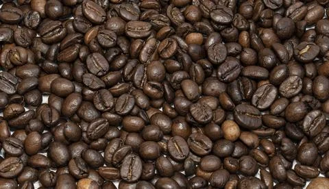 Coffee beans background Foto stock