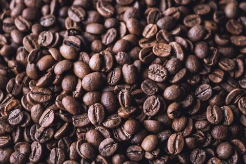 Coffee beans background Stock Photos