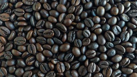 Coffee Beans Background Stock Photos