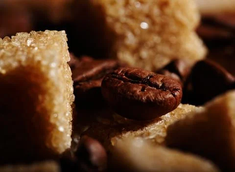 Coffee beans background Stock Photos