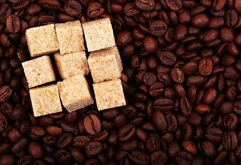 Coffee beans background Stock Photos