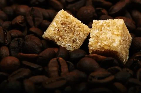 Coffee beans background Stock Photos
