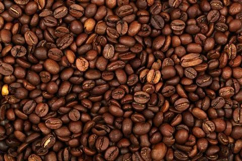 Coffee beans background Stock Photos