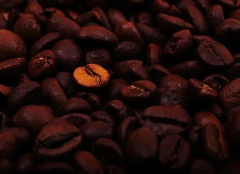 Coffee beans background Stock Photos