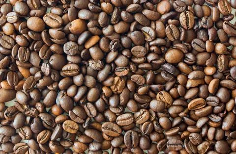 Coffee Beans Background. Foto stock