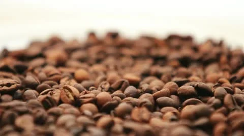 Coffee beans background rotation Stock Footage 21252221