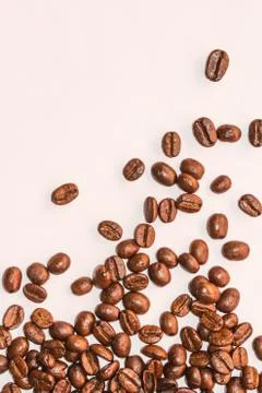 Coffee Beans background texture Stock Photos