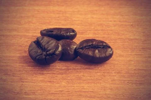 Coffee beans background - Vintage effect style pictures Stock Photos
